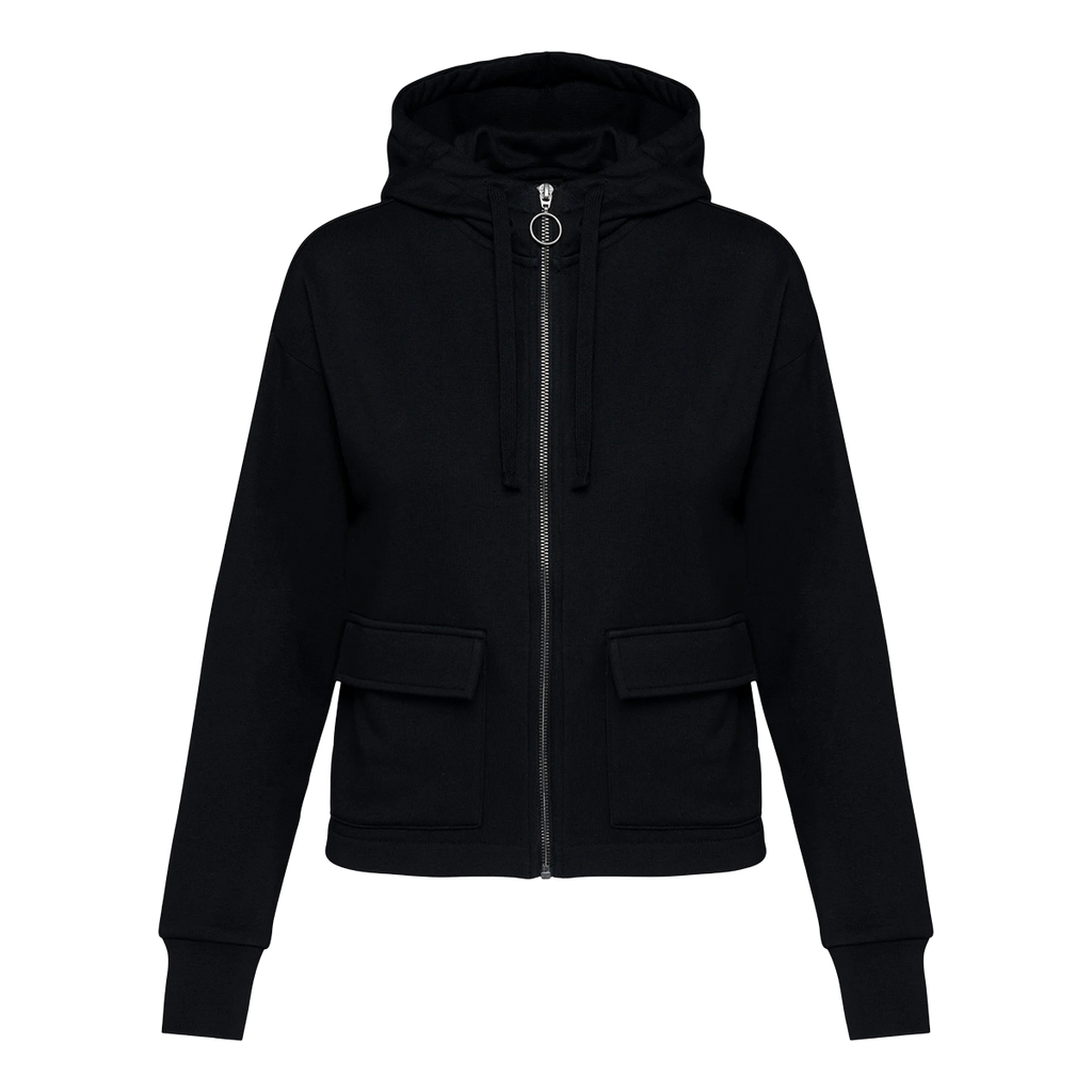 NS409 - Sweat-shirt écoresponsable zippée à capuche French Terry femme