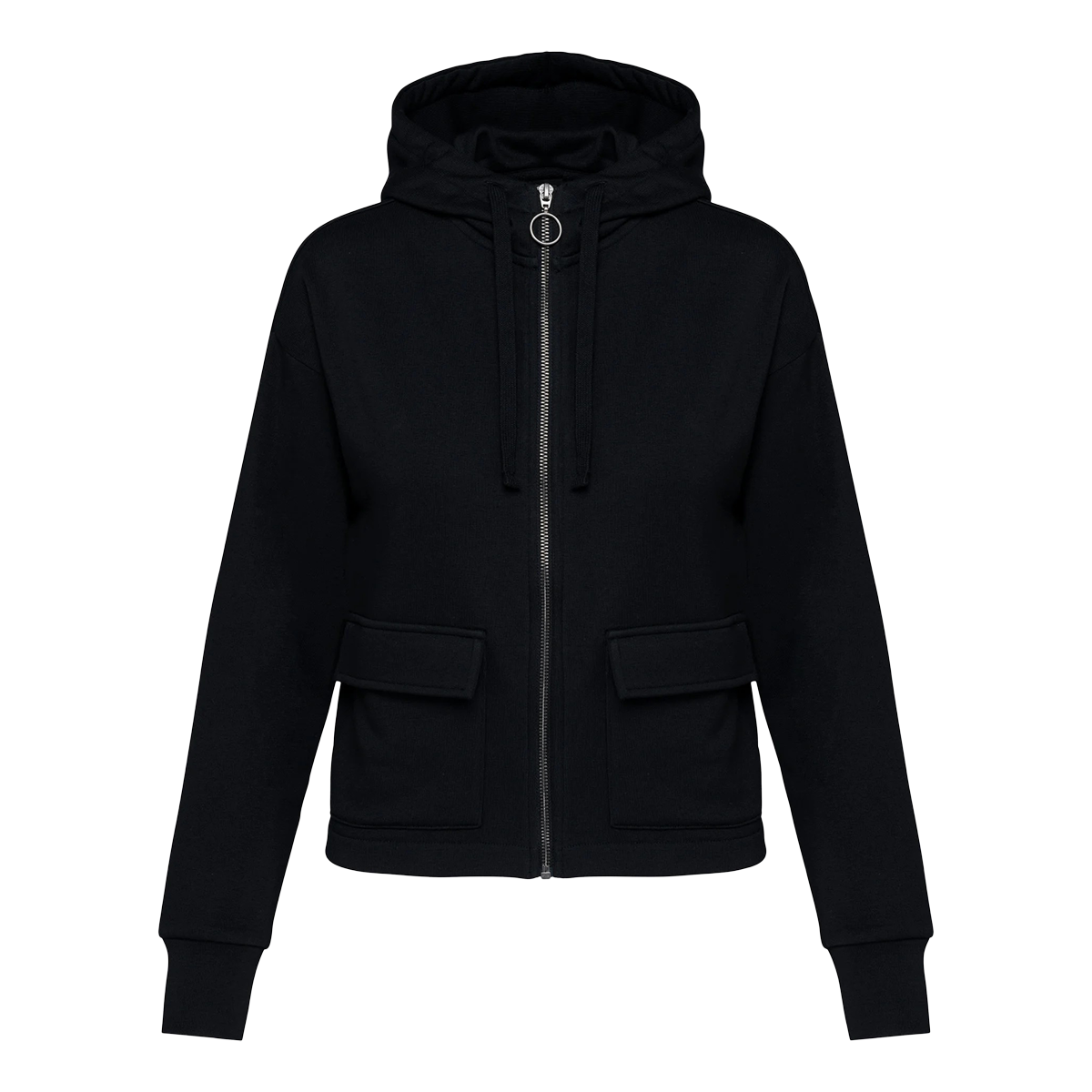 NS409 - Sweat-shirt écoresponsable zippée à capuche French Terry femme