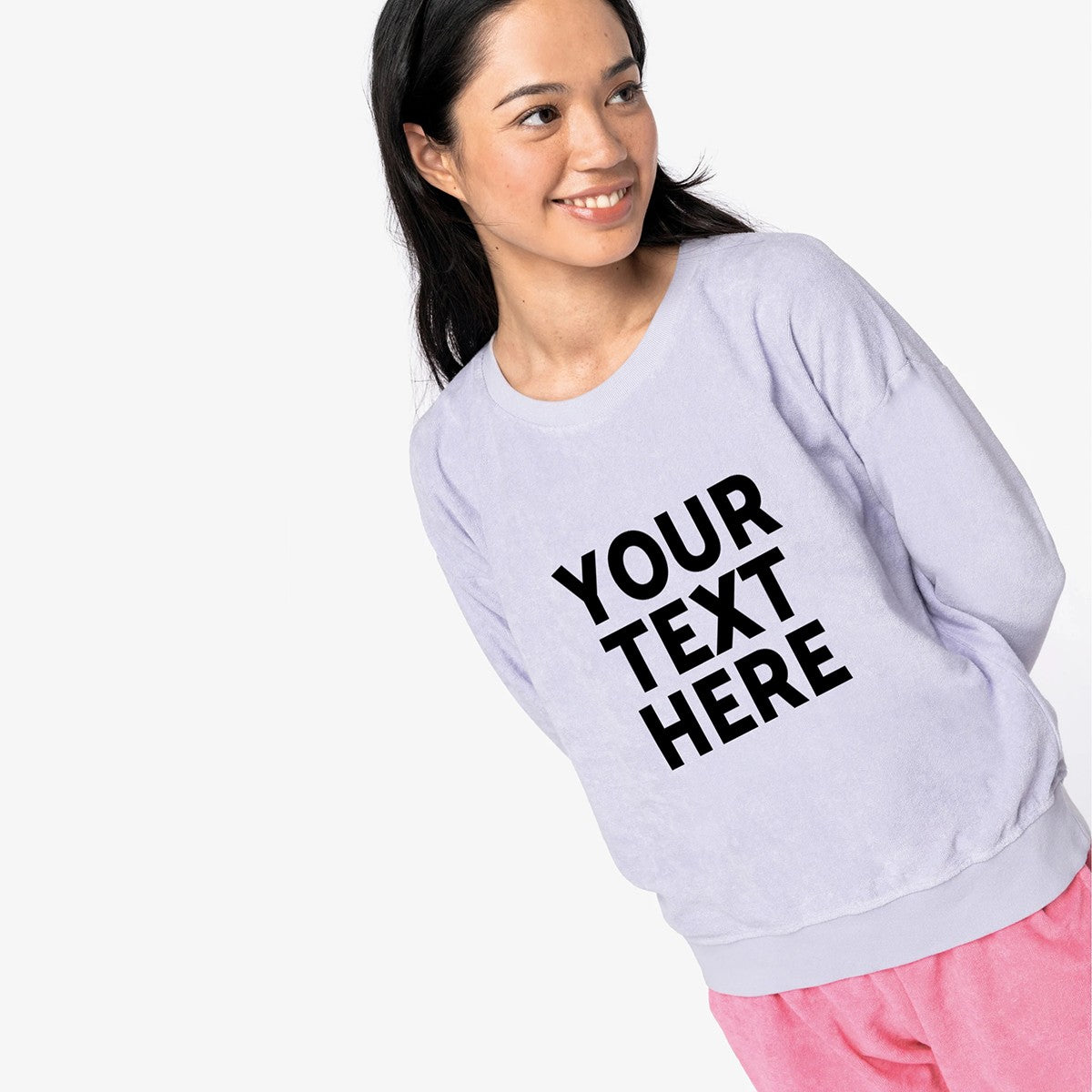 NS413 - Sweat-shirt écoresponsable en éponge femme