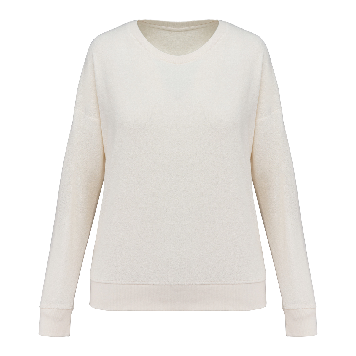 NS413 - Sweat-shirt écoresponsable en éponge femme