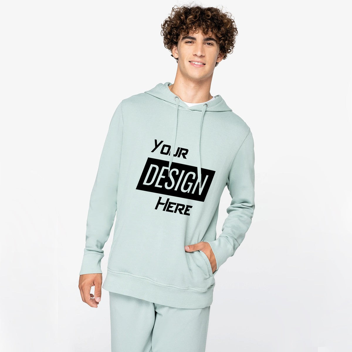 NS416 - Sweat-shirt à capuche unisexe French Terry en coton biologique