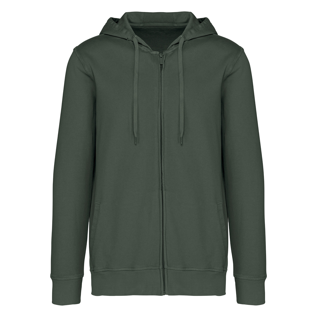 NS417 - Sweat-shirt écoresponsable zippé à capuche French Terry  Homme Femme  personnalisé​ unisexe