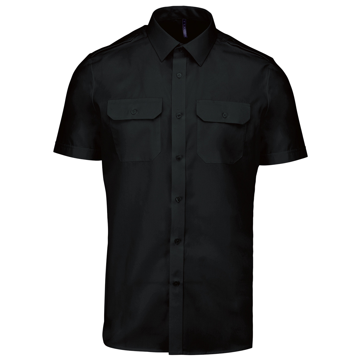 K503 - Chemise pilote manches courtes homme