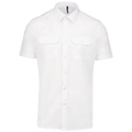 K503 - Chemise pilote manches courtes homme