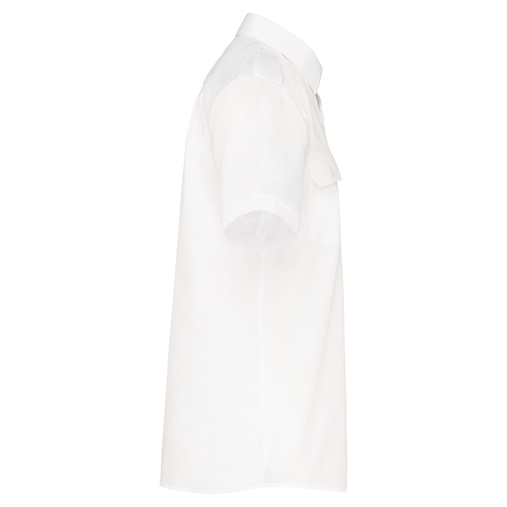 K503 - Chemise pilote manches courtes homme