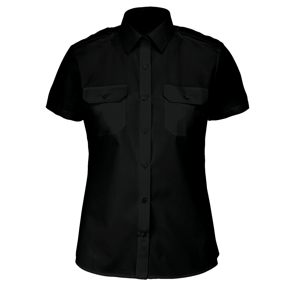 K504 - Chemise pilote manches courtes femme