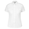 K504 - Chemise pilote manches courtes femme