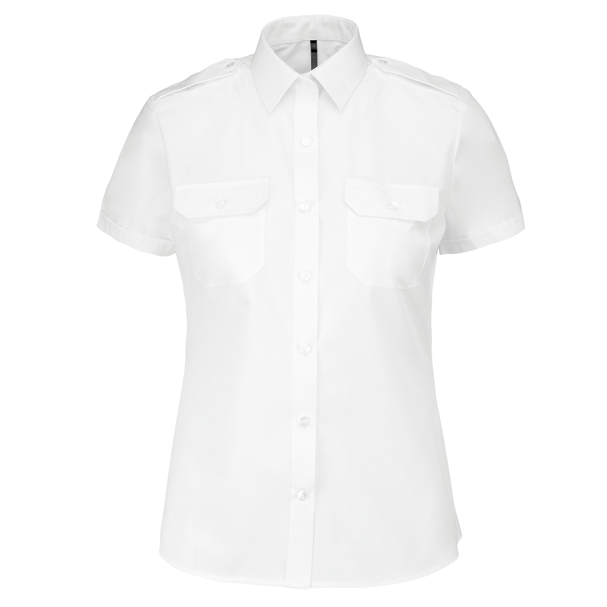 K504 - Chemise pilote manches courtes femme