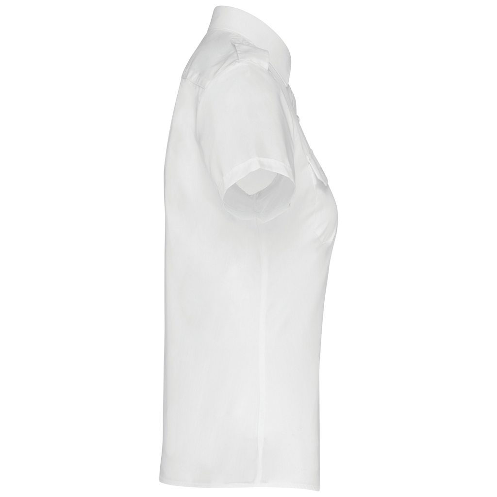 K504 - Chemise pilote manches courtes femme