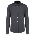 K507 - Chemise jacquard manches longues