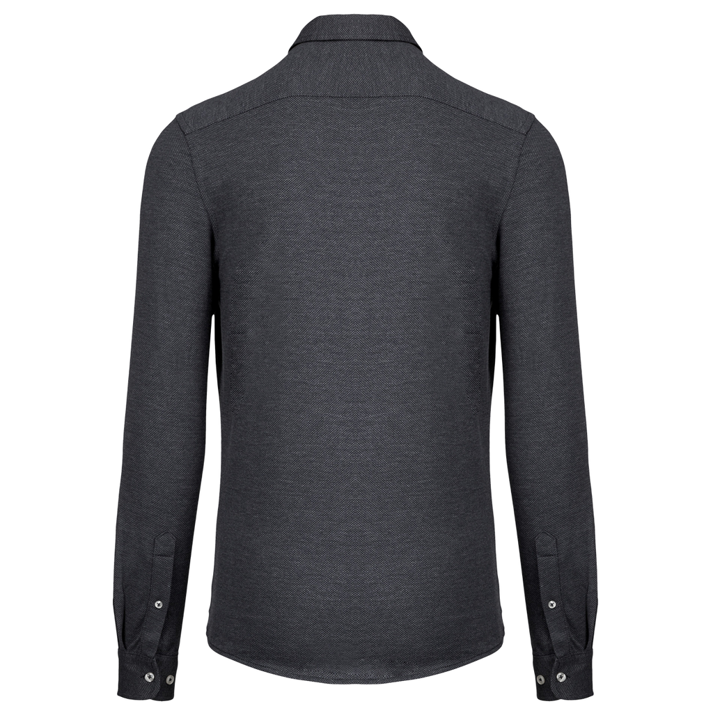 K507 - Chemise jacquard manches longues