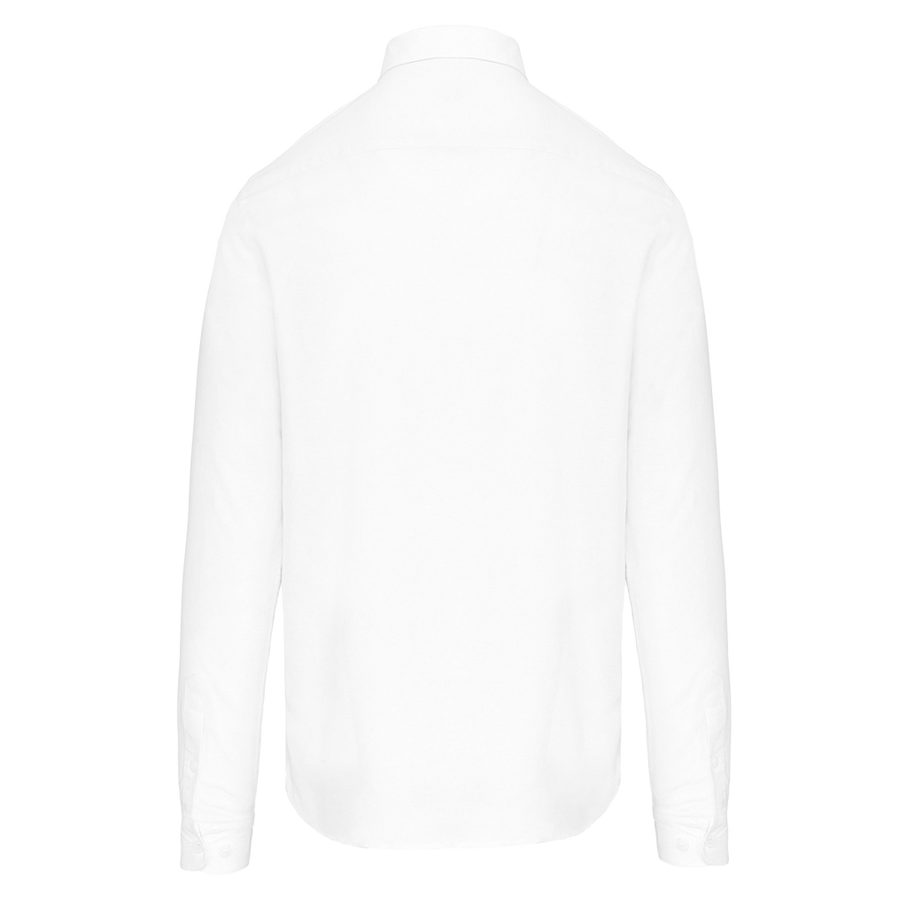 K516 - Chemise Oxford lavée manches longues