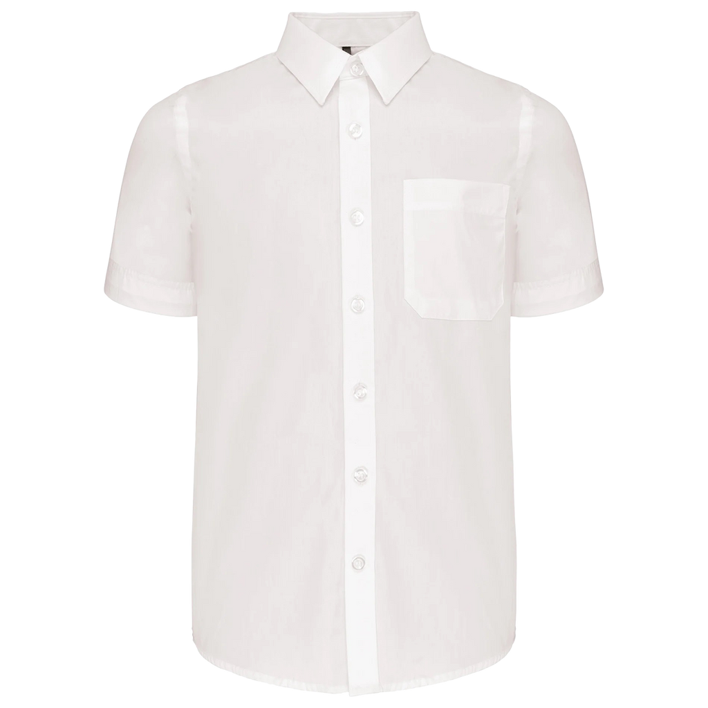 K520 - Chemise popeline manches courtes enfant