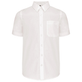 K520 - Chemise popeline manches courtes enfant