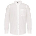 K521 - Chemise popeline manches longues enfant