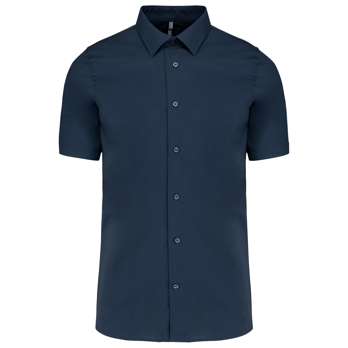 K531 - Chemise coton / élasthanne manches courtes