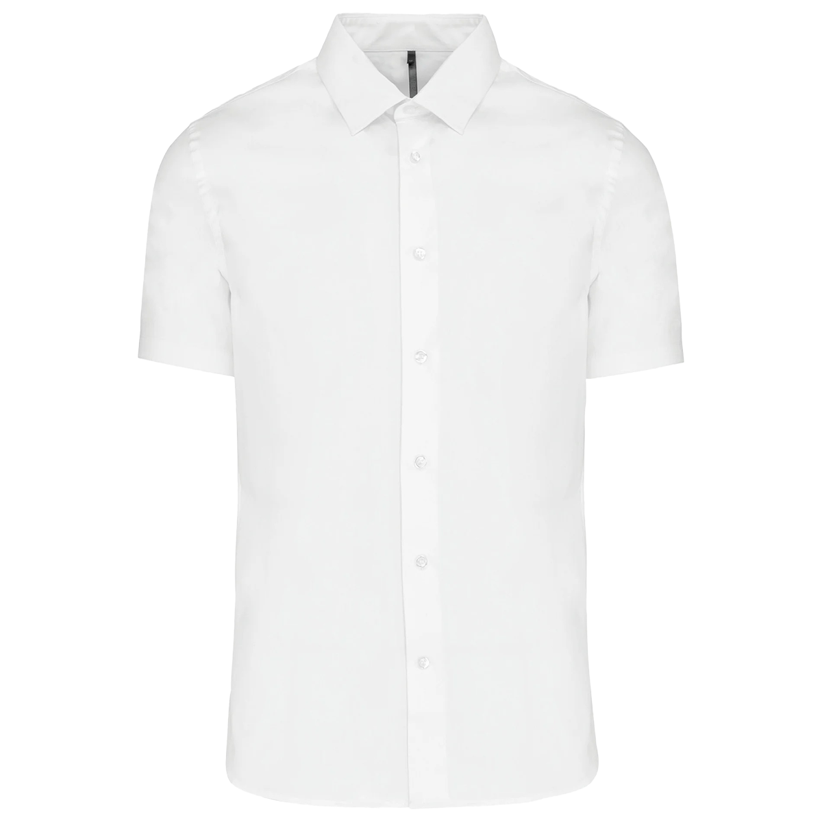 K531 - Chemise coton / élasthanne manches courtes