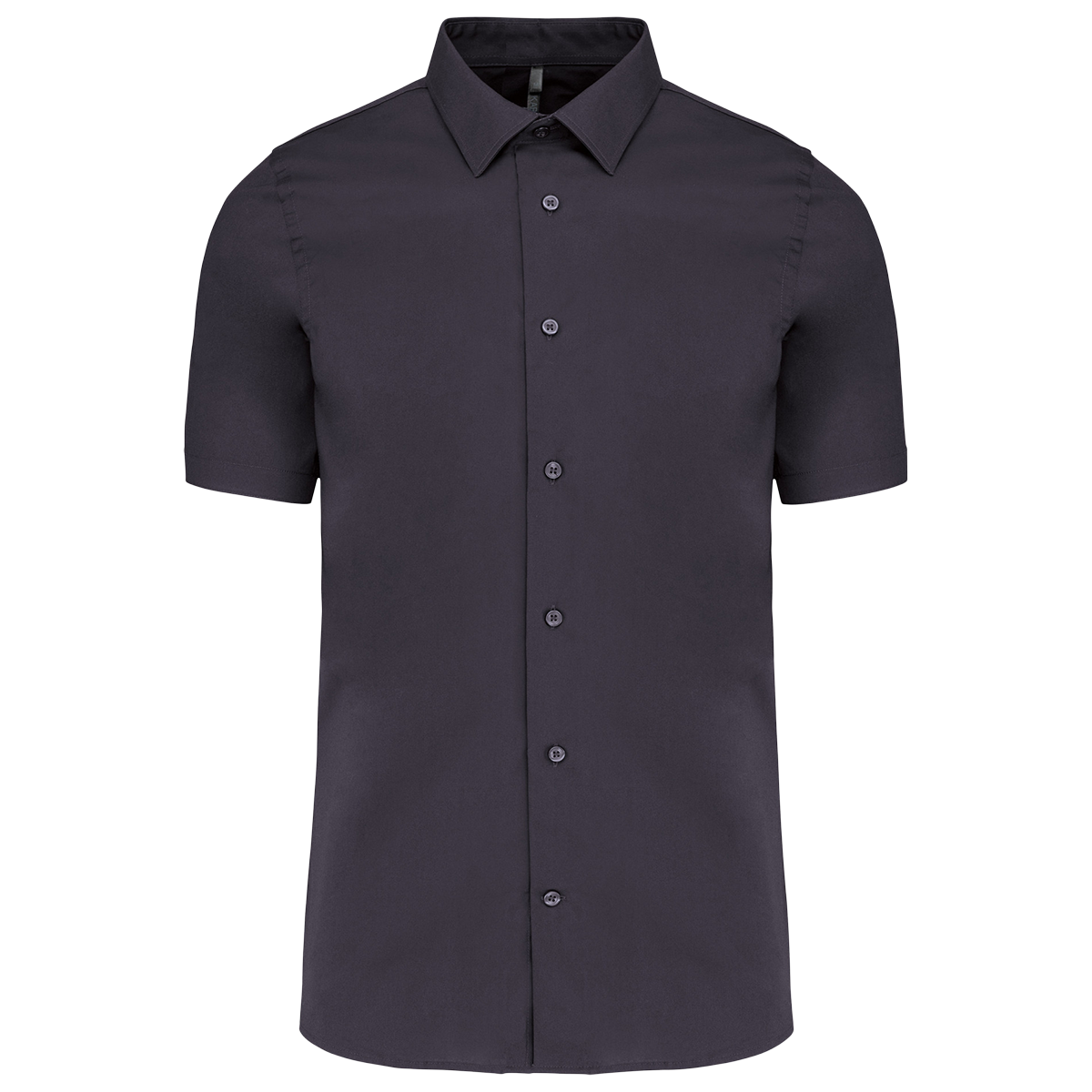 K531 - Chemise coton / élasthanne manches courtes