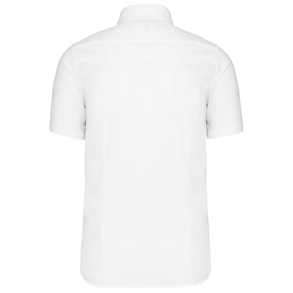 K531 - Chemise coton / élasthanne manches courtes