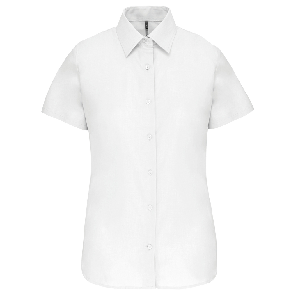K536 - Chemise Oxford manches courtes femme