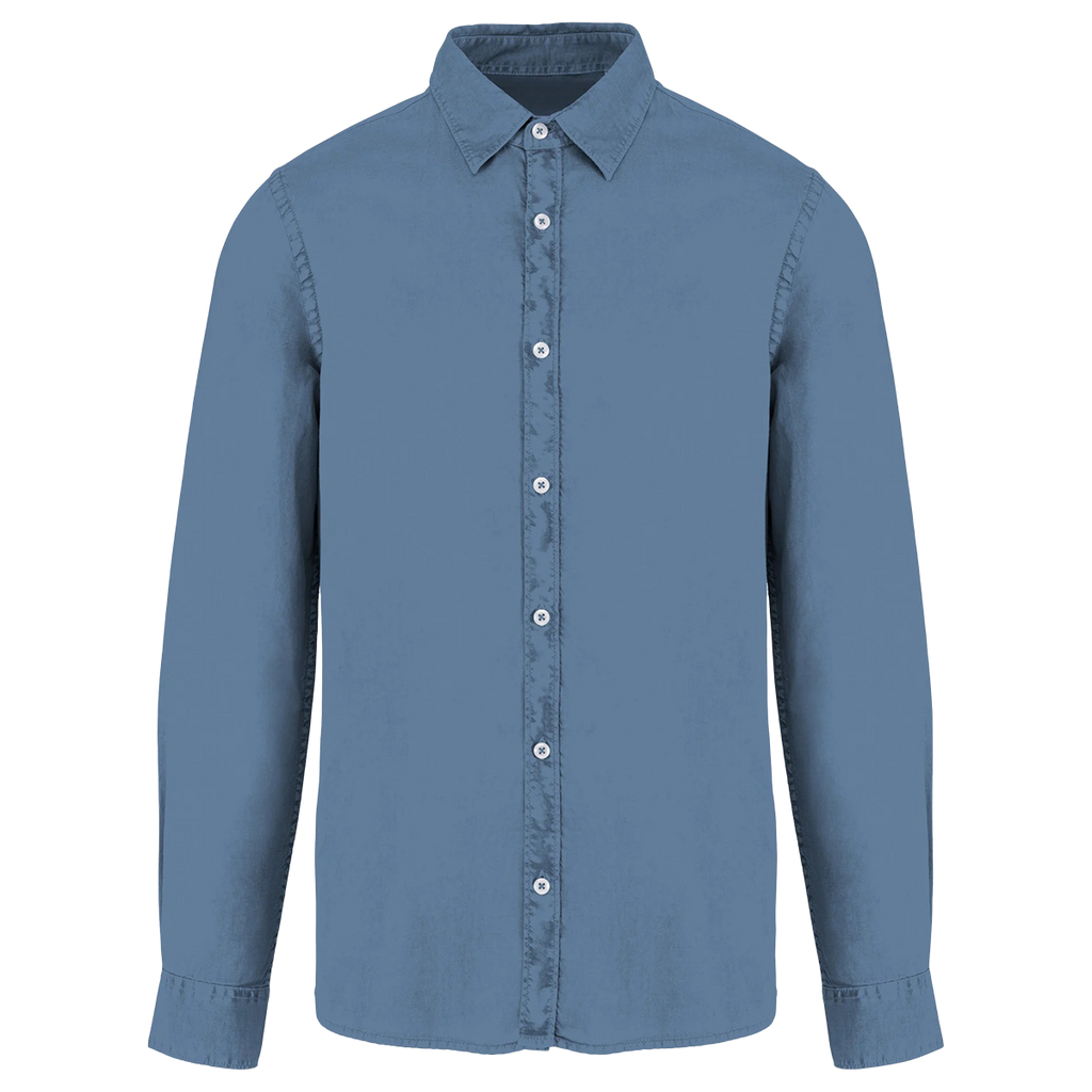 NS502 - Chemise écoresponsable délavée homme