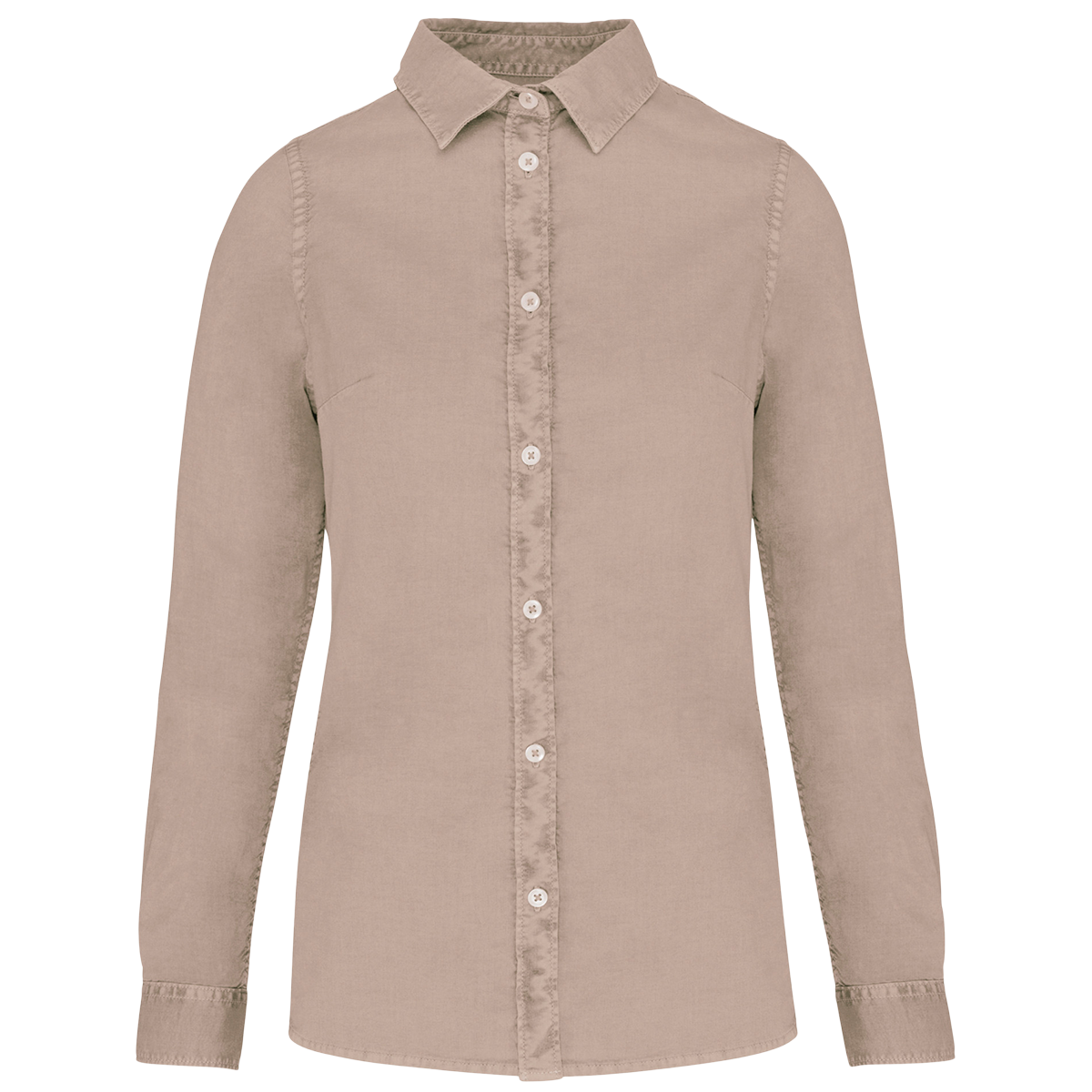 NS503 - Chemise écoresponsable délavée femme