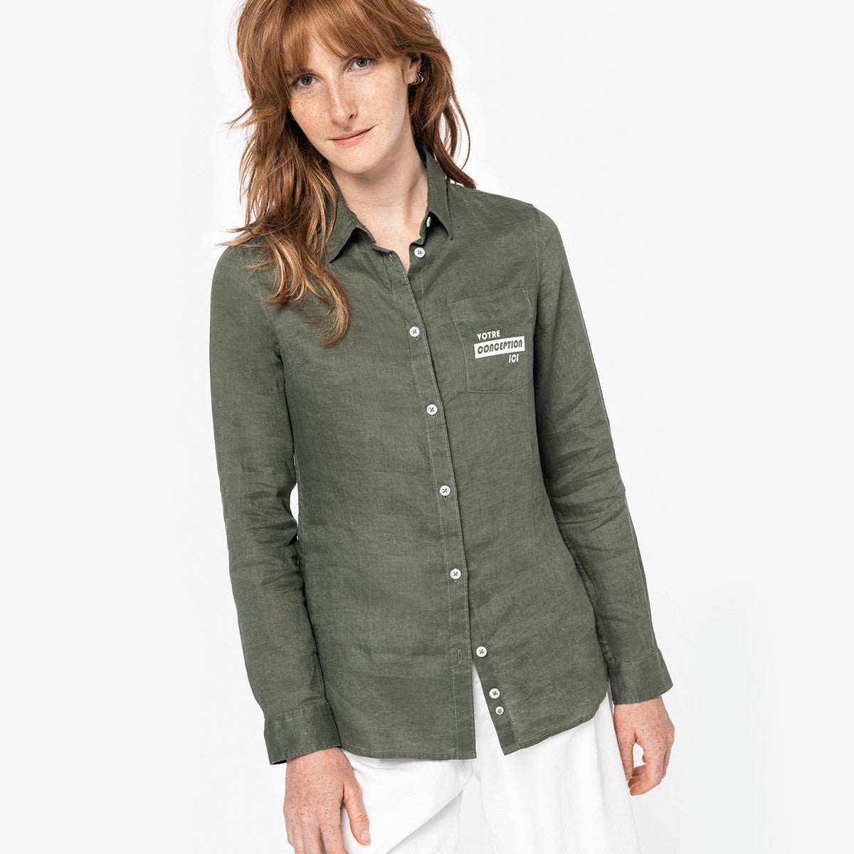 NS505 - Chemise en lin femme
