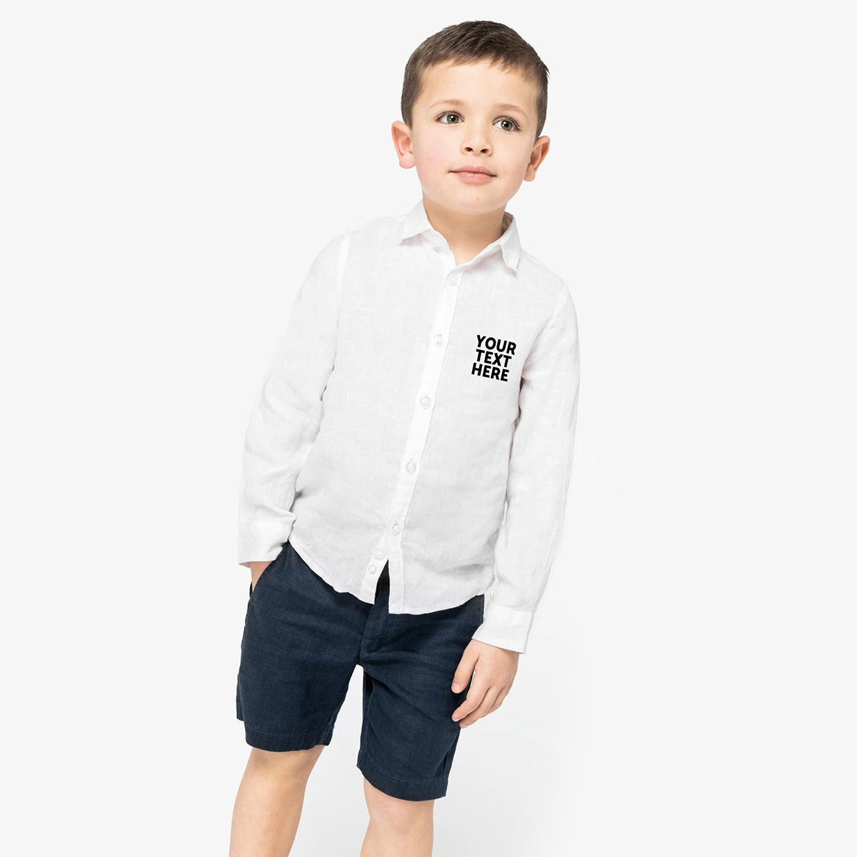 NS512 - Chemise en lin enfant