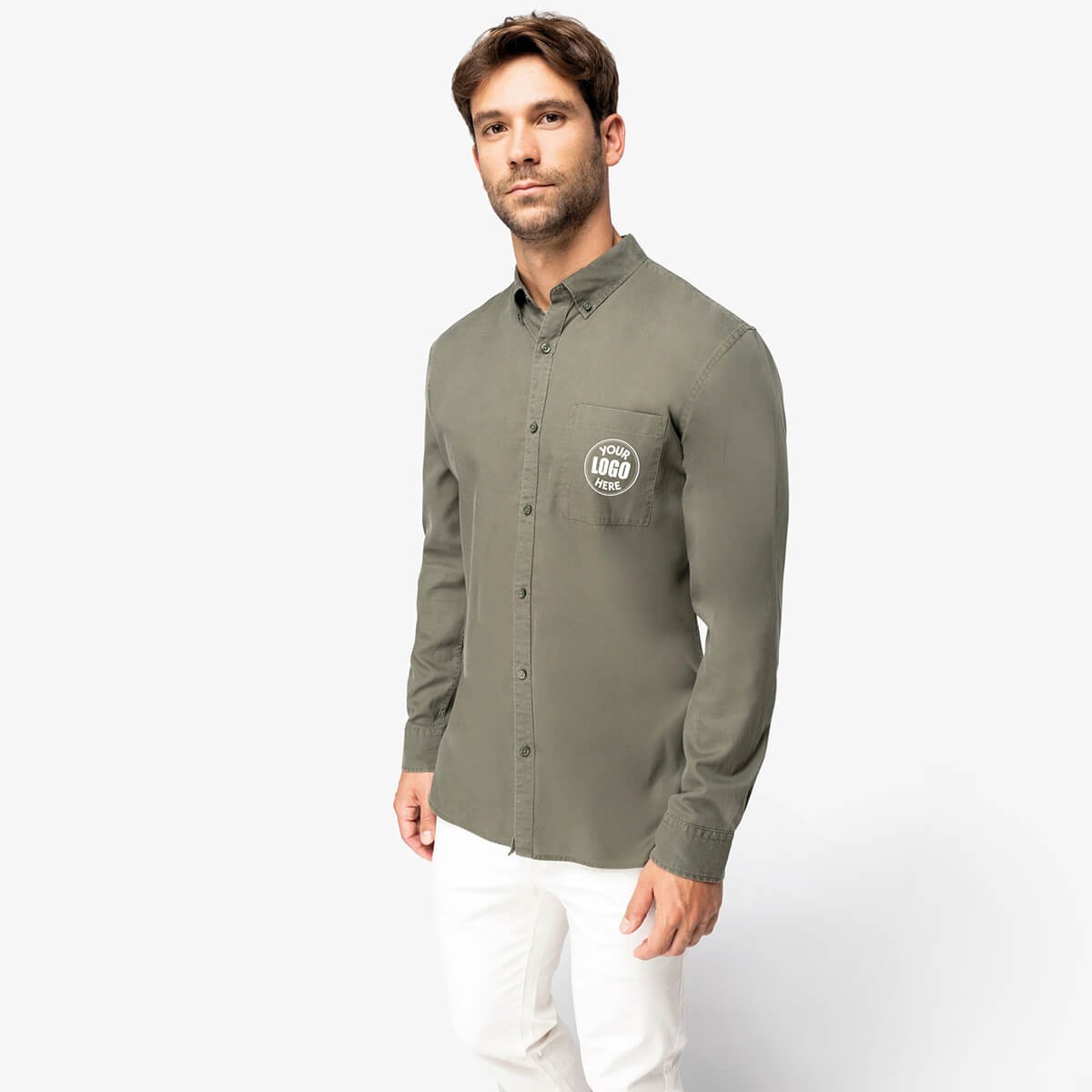 NS513 - Chemise écoresponsable en lyocell homme