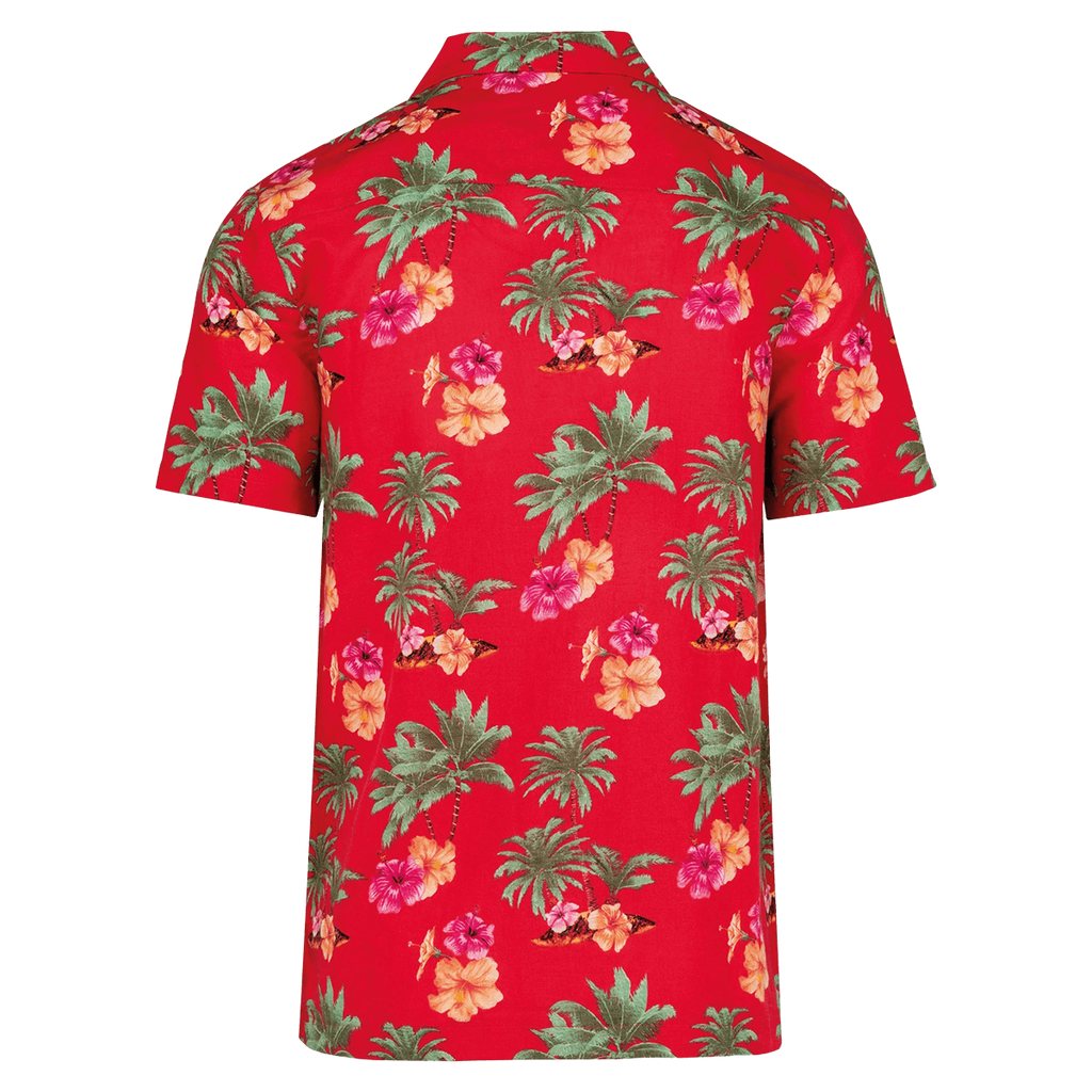 NS529 - Chemise écoresponsable imprimé hawaïen homme