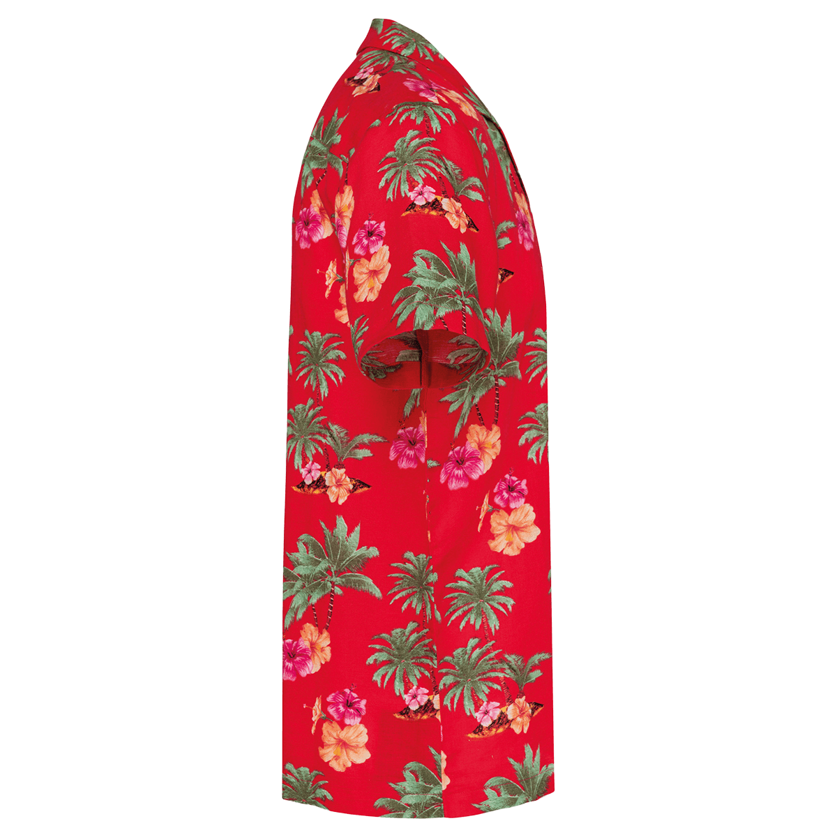 NS529 - Chemise écoresponsable imprimé hawaïen homme