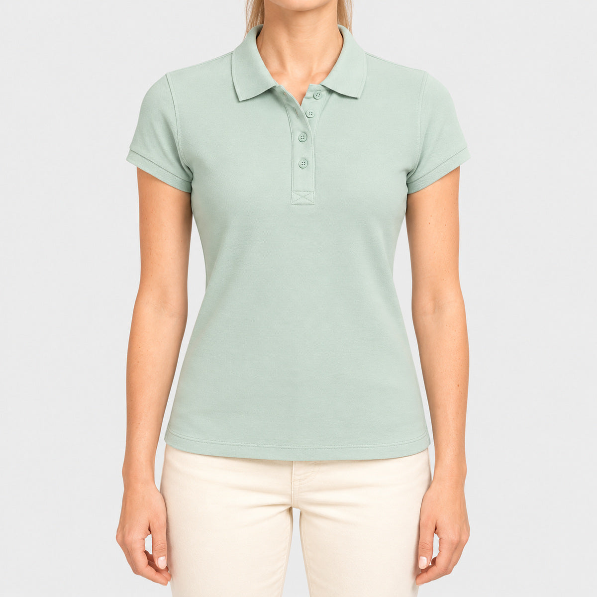 K210 - Polo piqué Bio manches courtes femme