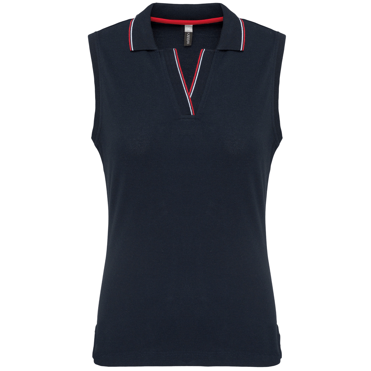 K224 - Polo sans manches femme