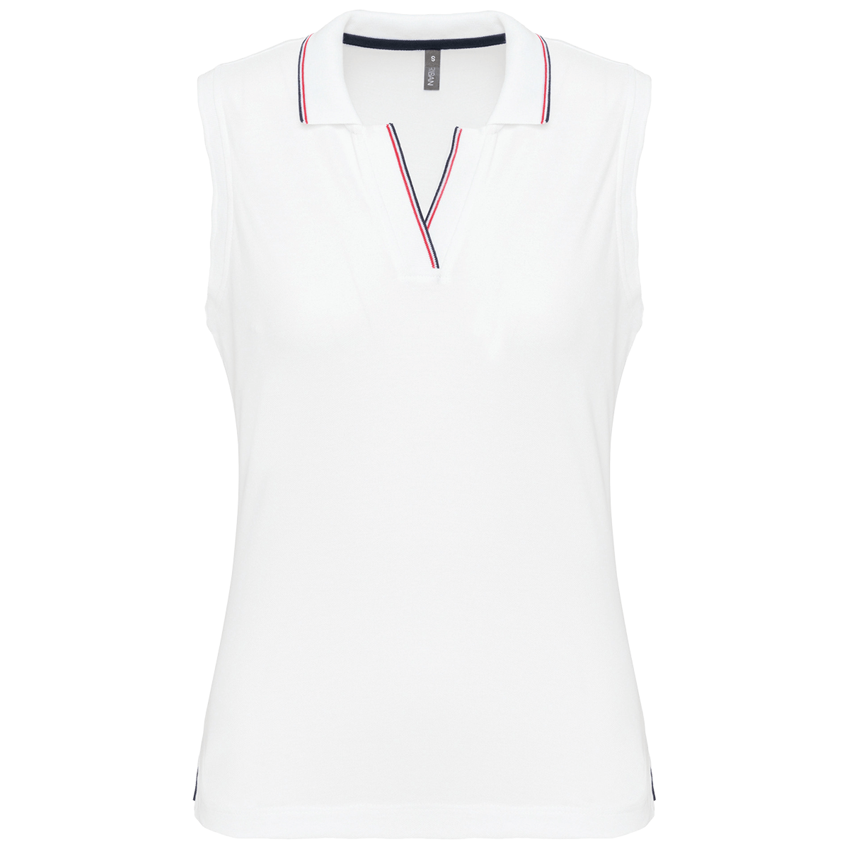 K224 - Polo sans manches femme