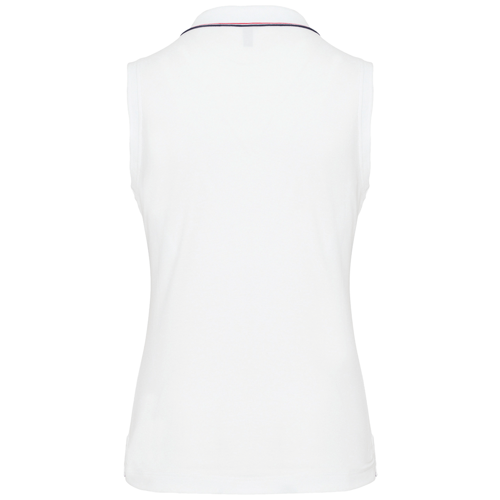 K224 - Polo sans manches femme