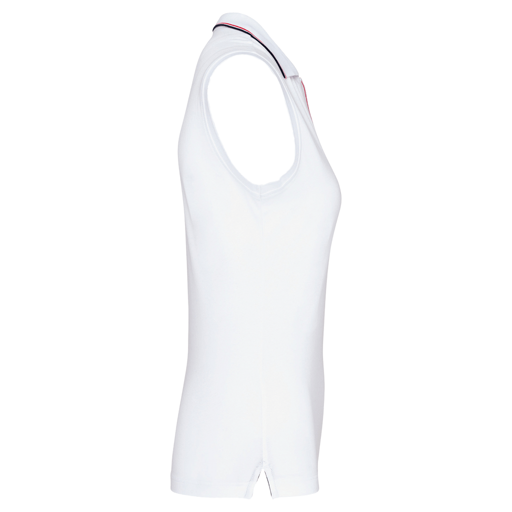 K224 - Polo sans manches femme