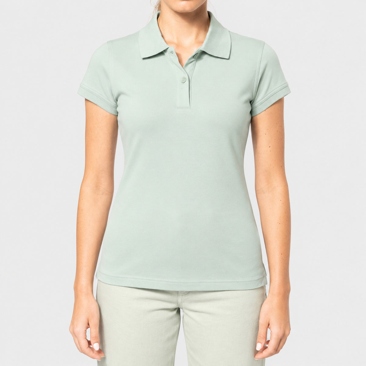 K240 - Polo piqué manches courtes femme