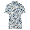 Ivoire à motif floral bleu