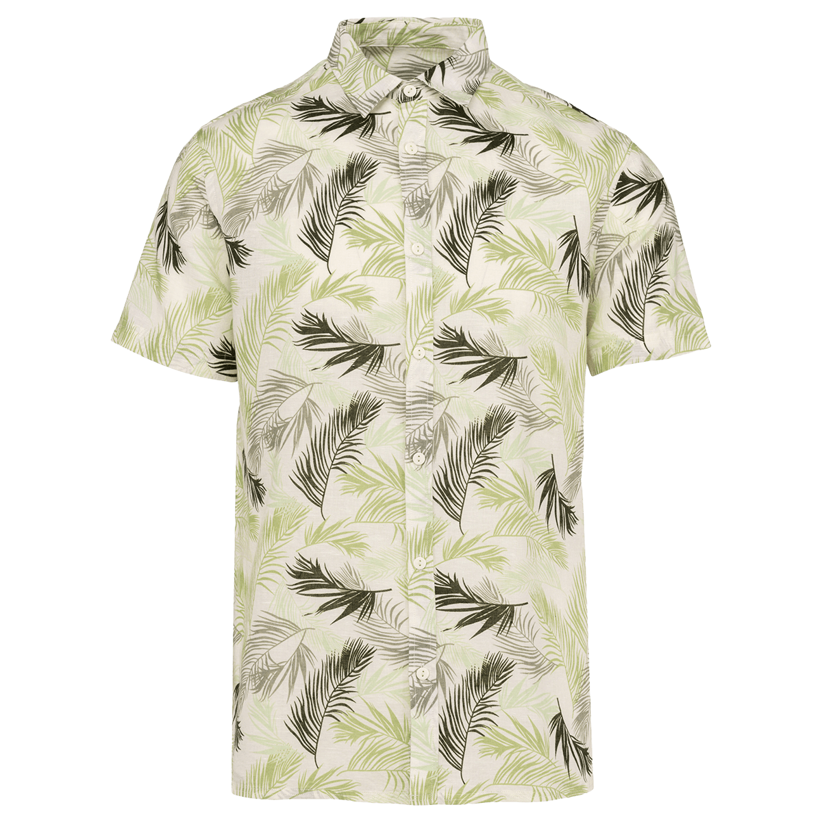 NS530 - Chemise écoresponsable imprimé végétal homme