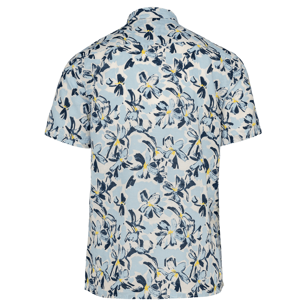 NS530 - Chemise écoresponsable imprimé végétal homme