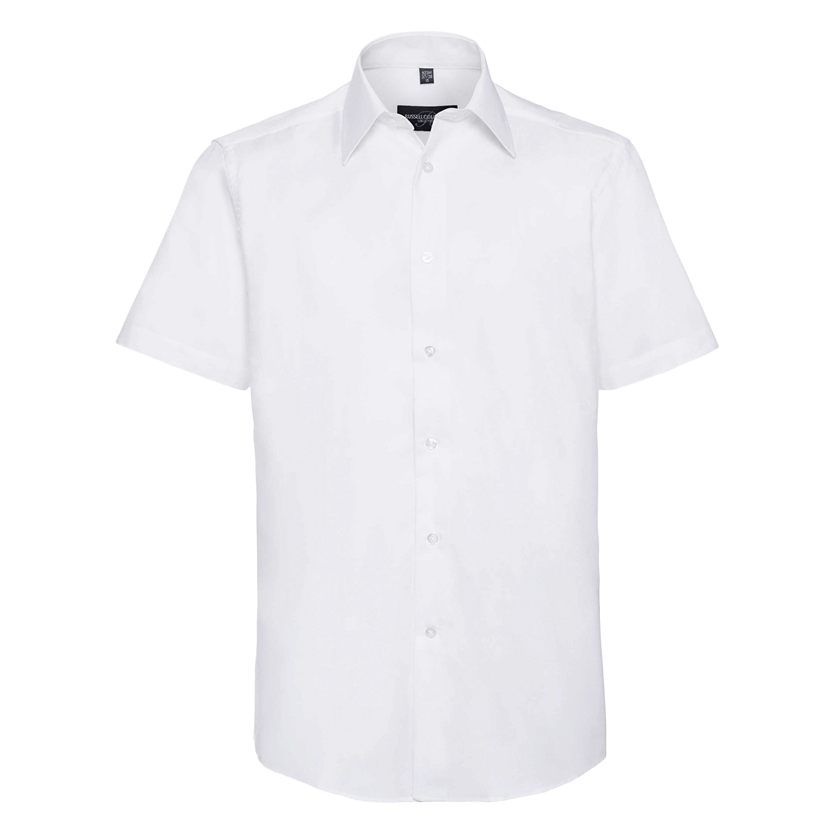 RU923M - Chemise oxford cintrée manches courtes homme