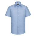 RU923M - Chemise oxford cintrée manches courtes homme