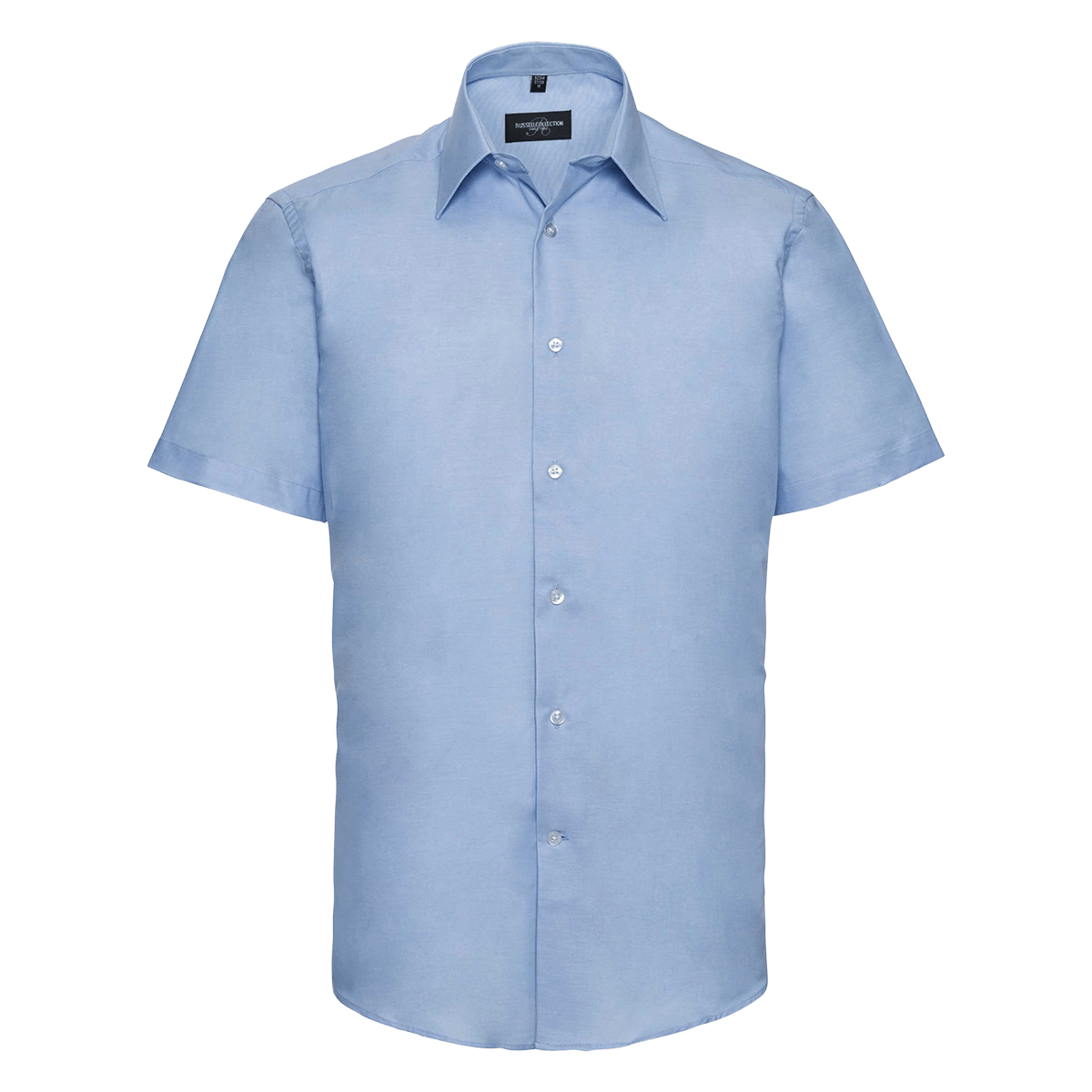 RU923M - Chemise oxford cintrée manches courtes homme