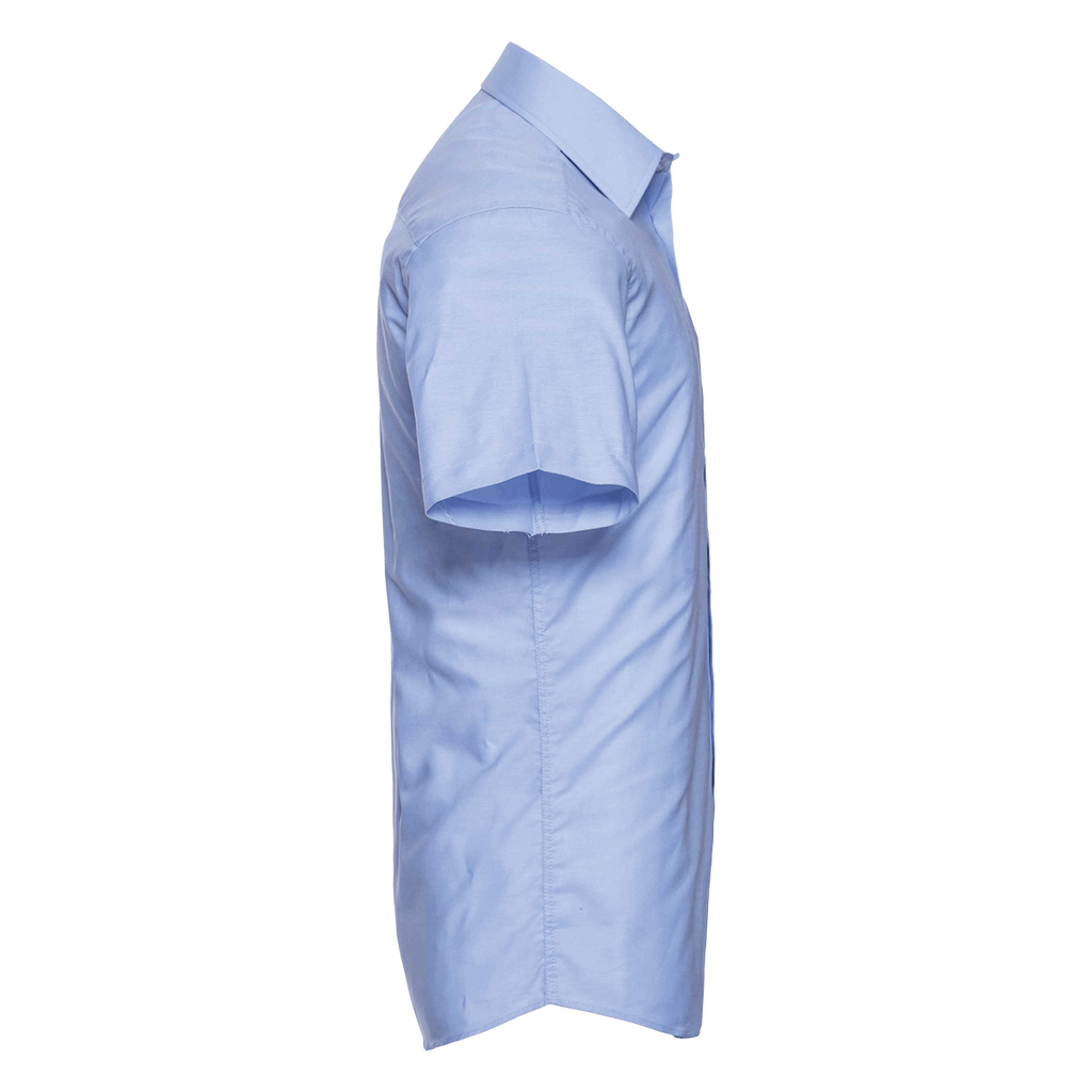 RU923M - Chemise oxford cintrée manches courtes homme