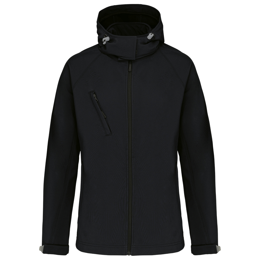 K414 - Veste softshell à capuche amovible femme