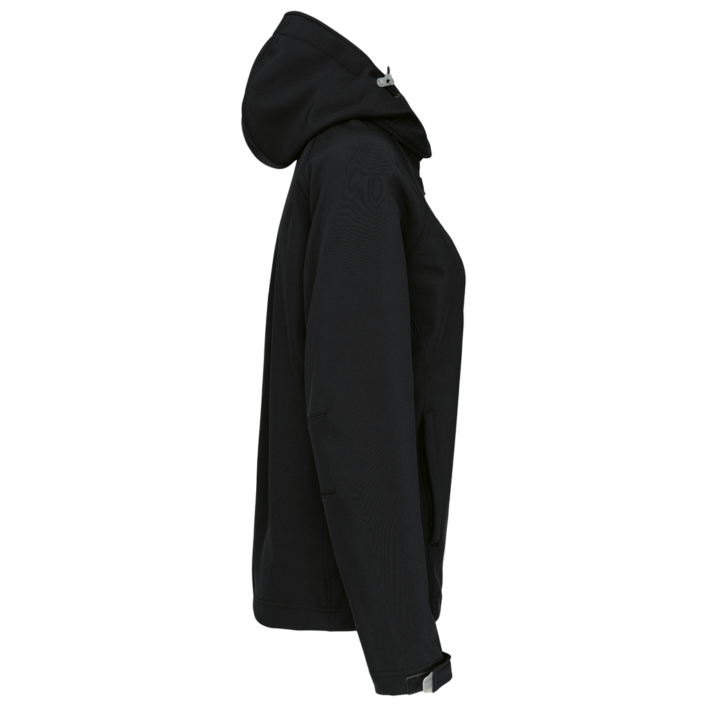 K414 - Veste softshell à capuche amovible femme