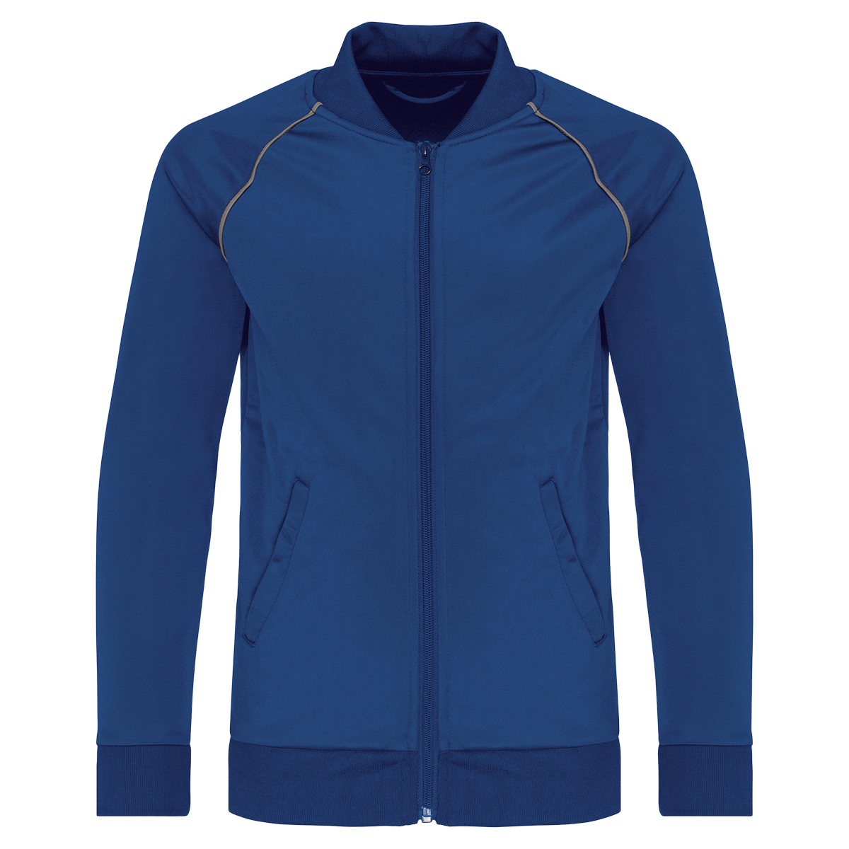 PA385 - Veste de survêtement zippée avec liseré enfant