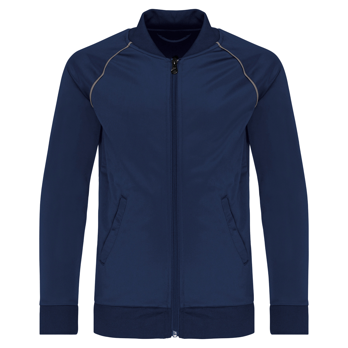 PA385 - Veste de survêtement zippée avec liseré enfant