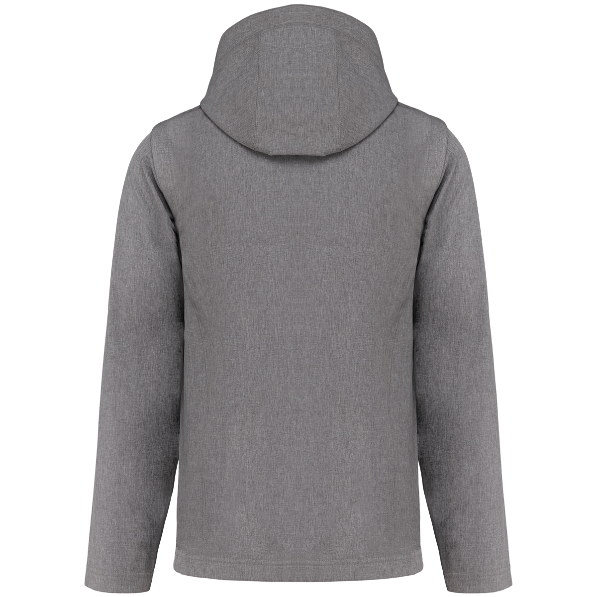K422 - Veste Softshell 3 couches à capuche avec manches amovibles personnalisée homme femme unisexe
