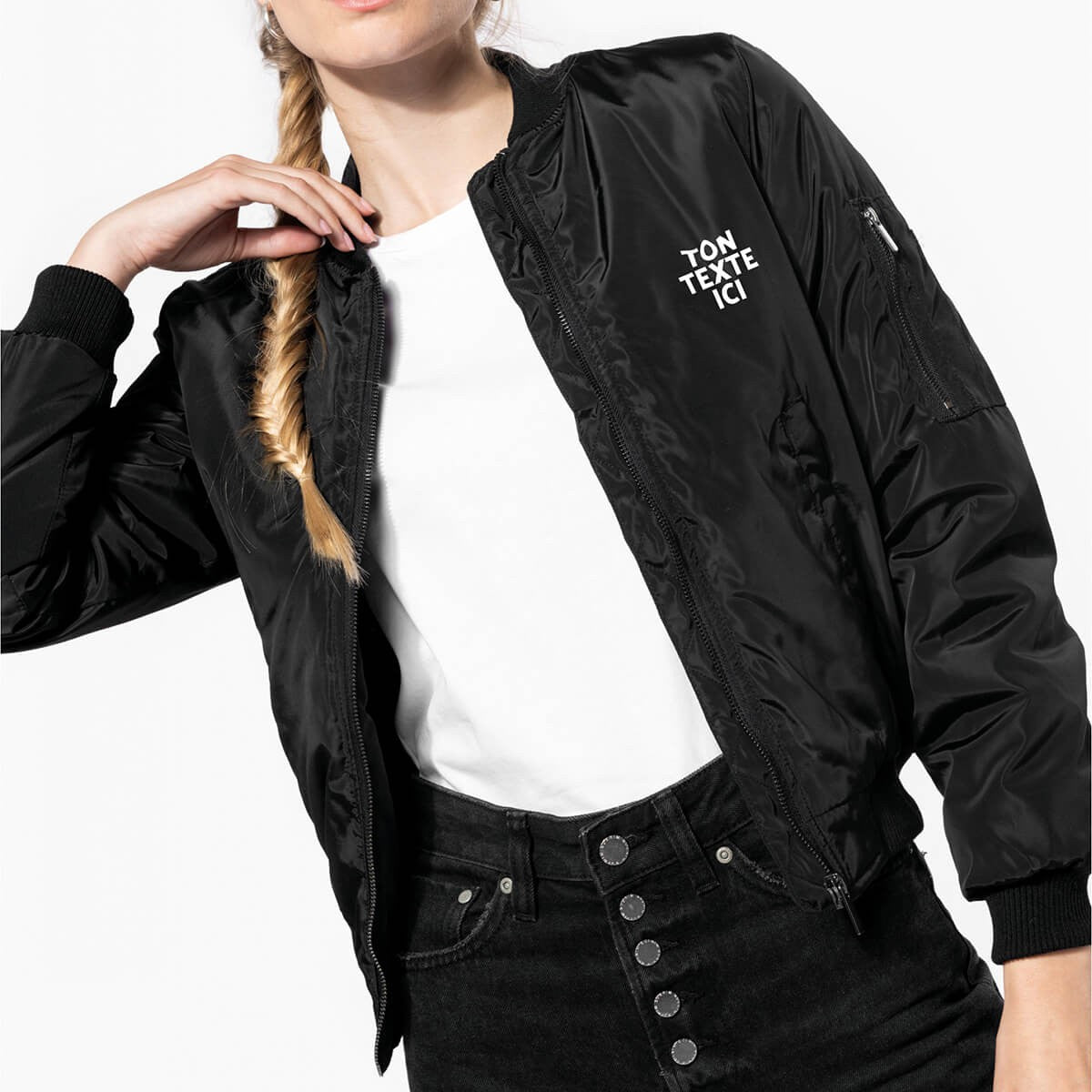 K6123 - Blouson bomber femme